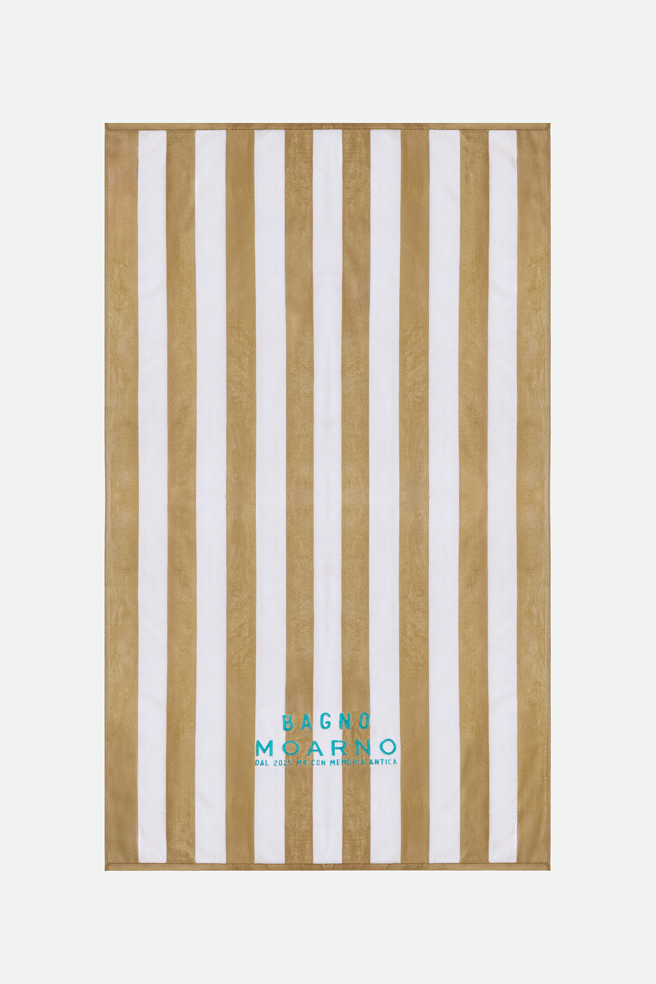 TELO DA SPIAGGIA TORTORA IN JACQUARD VELOUR DI COTONE