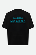 T-SHIRT NERA IN JERSEY DI COTONE