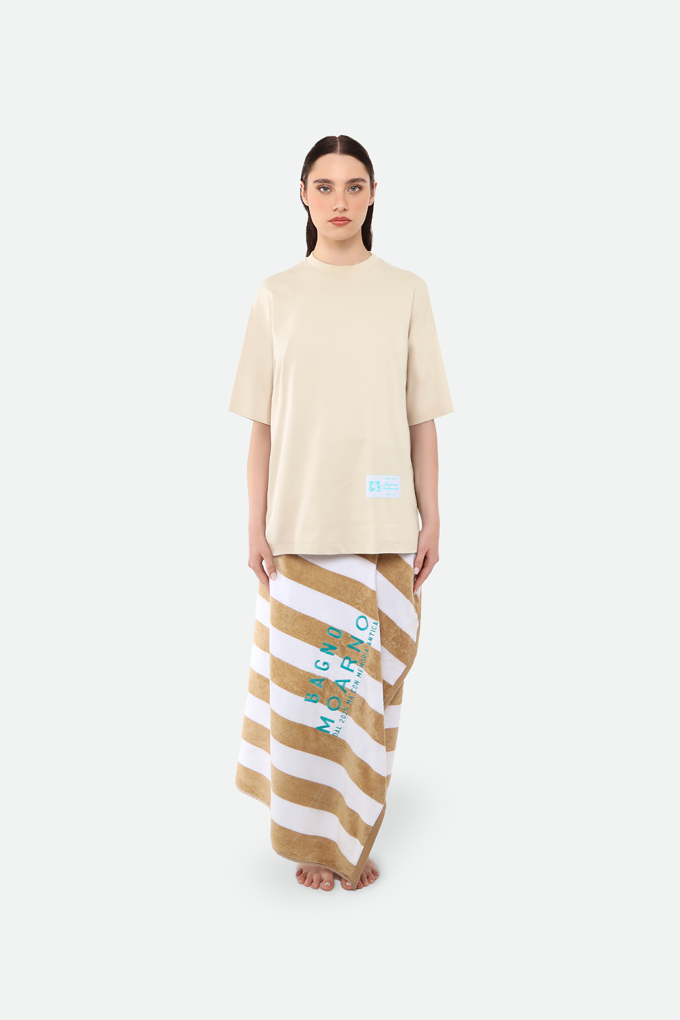 T-SHIRT SALE MARINO IN JERSEY DI COTONE