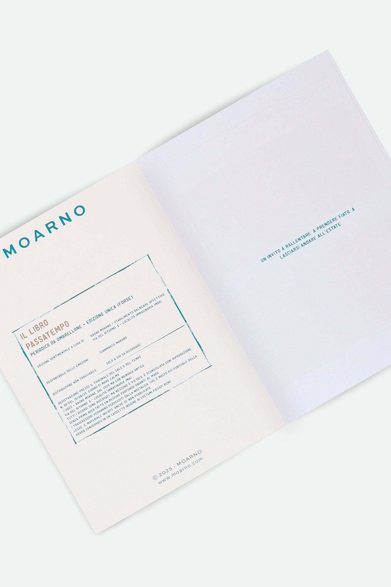 IL LIBRO PASSATEMPO "BAGNO MOARNO"