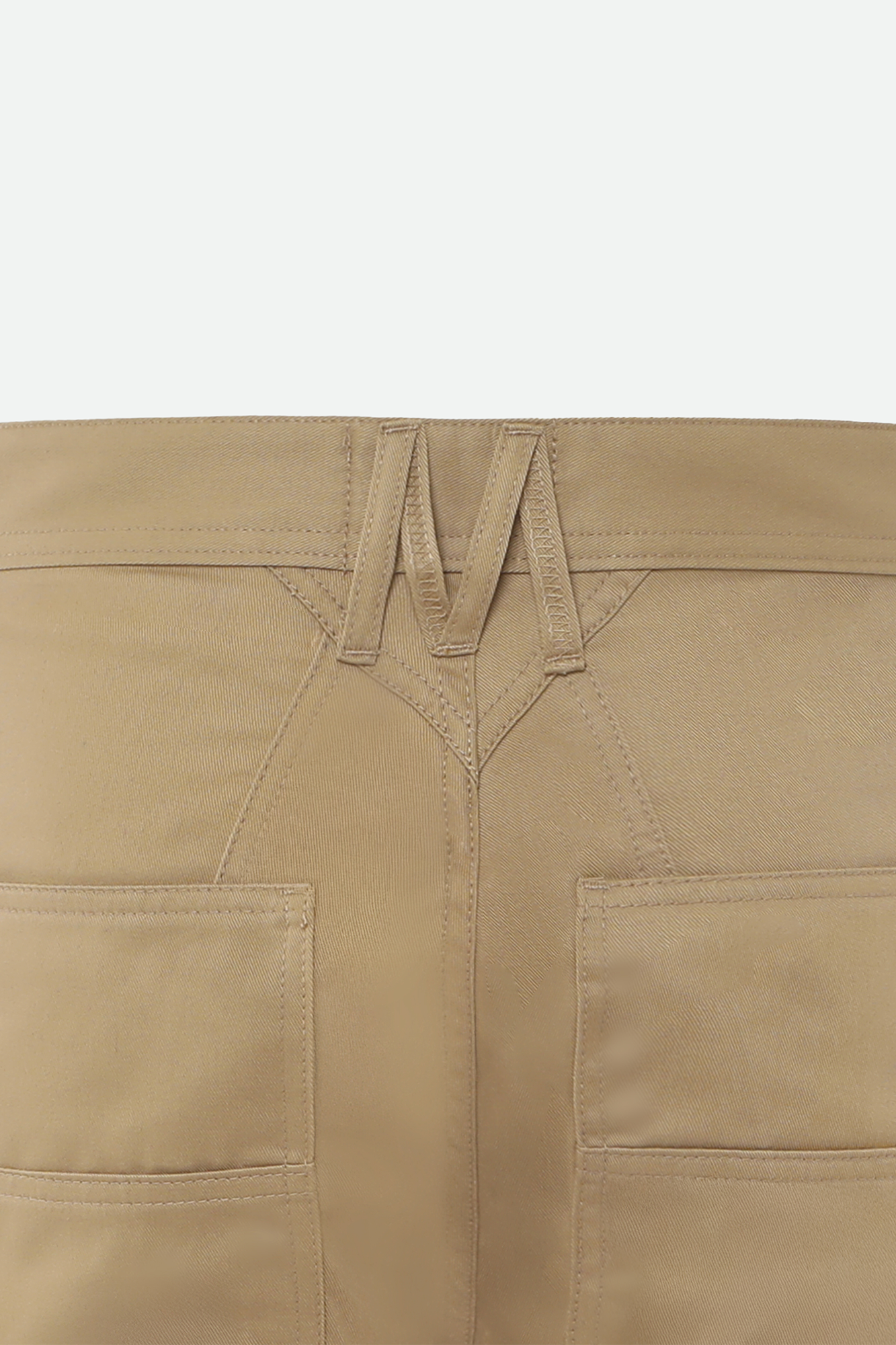 BERMUDA IN DRILL DI COTONE CON TASCHE CARGO