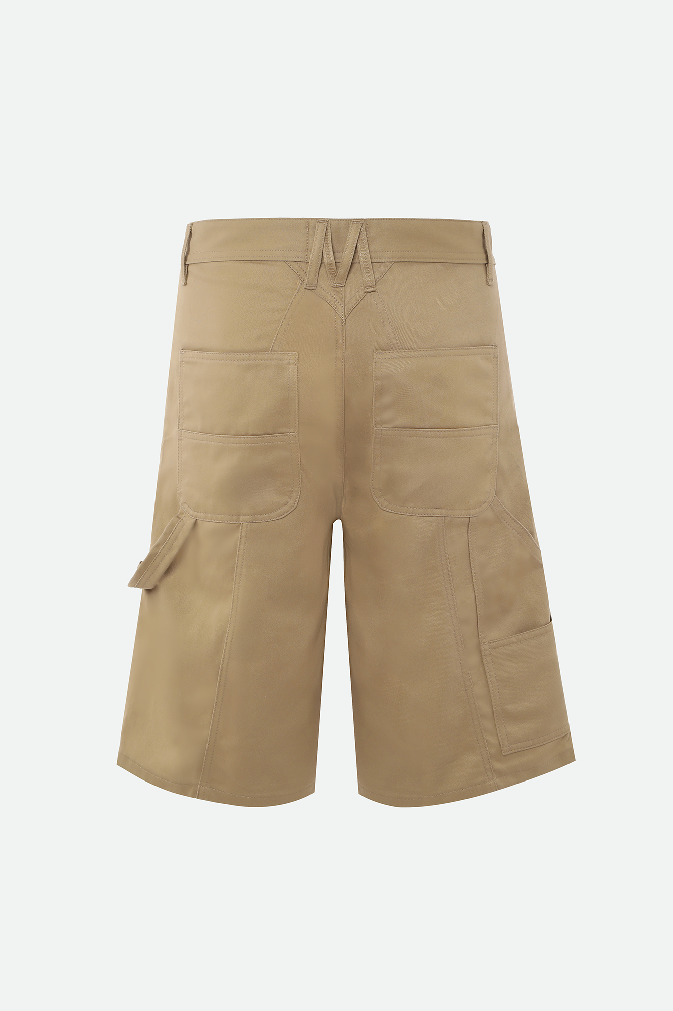 BERMUDA IN DRILL DI COTONE CON TASCHE CARGO