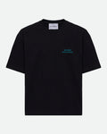 T-SHIRT NERA IN JERSEY DI COTONE