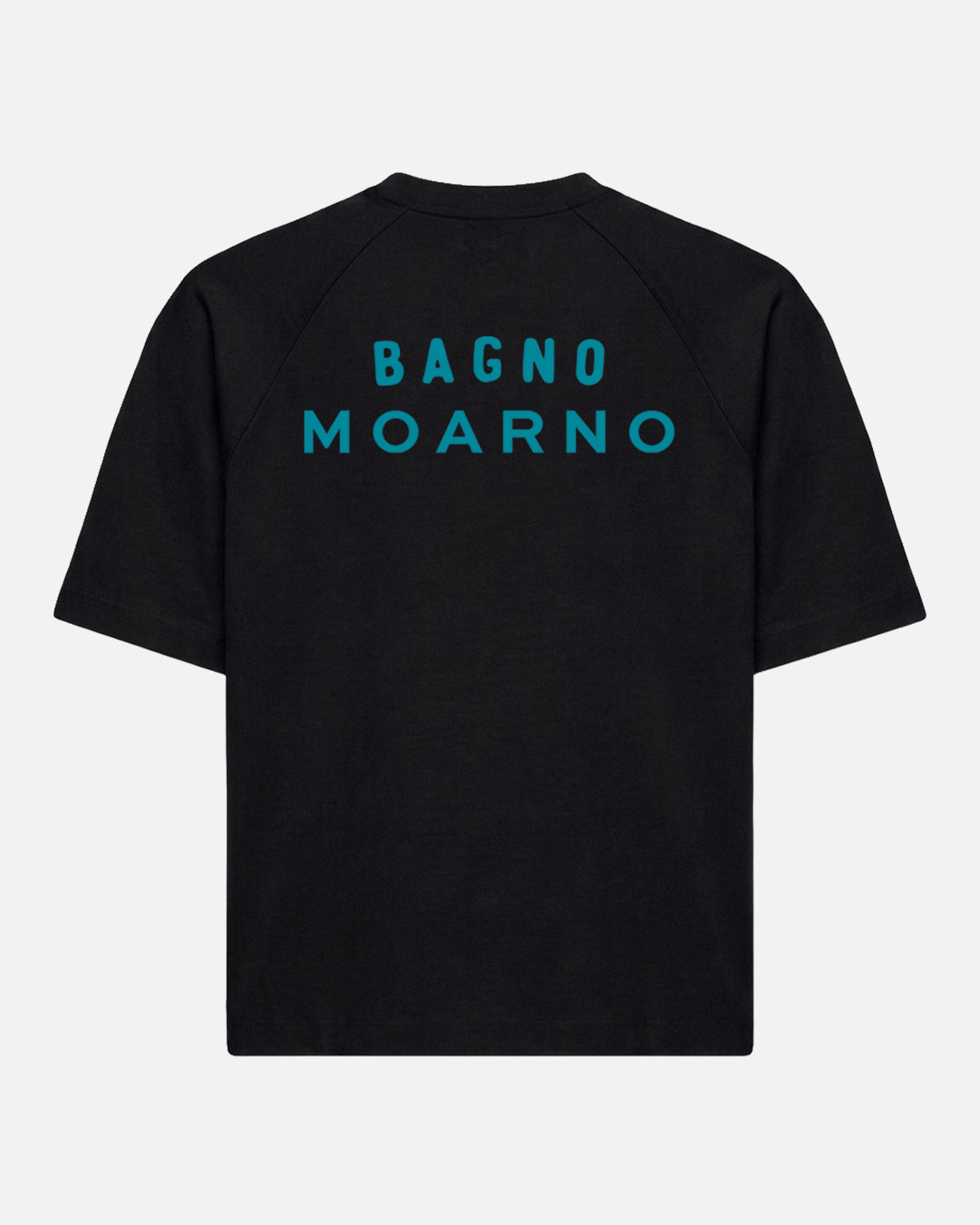 T-SHIRT NERA IN JERSEY DI COTONE
