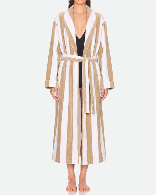 ACCAPPATOIO IN JACQUARD VELOUR DI COTONE