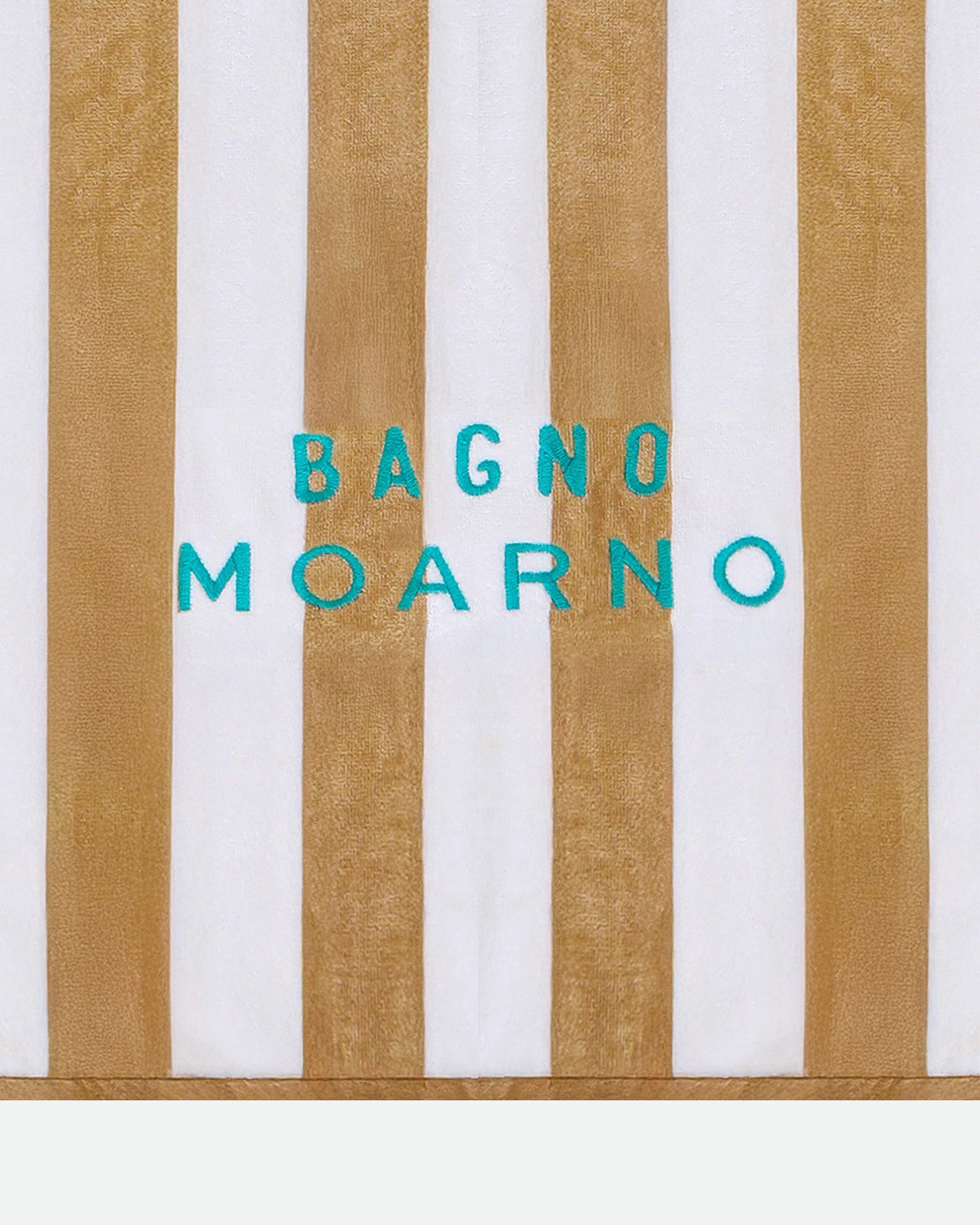 TELO DA SPIAGGIA TORTORA IN JACQUARD VELOUR DI COTONE